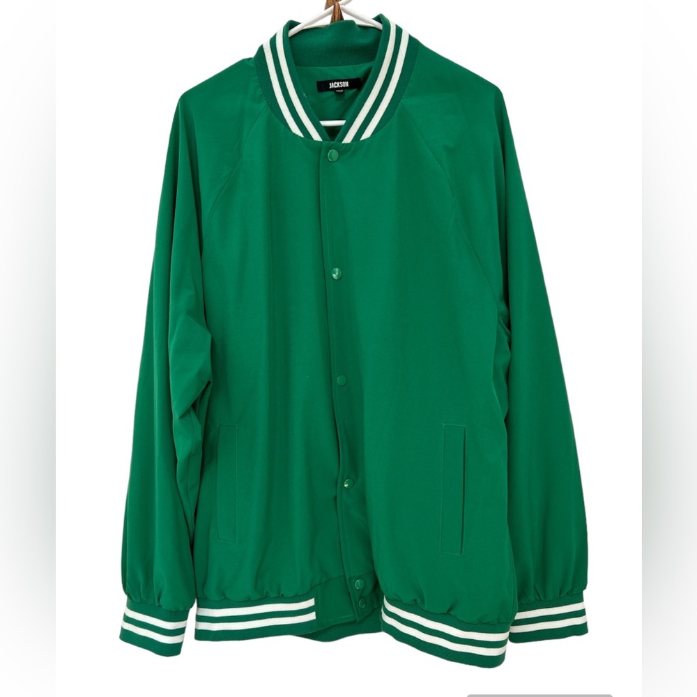 Jackson Green Varsity Jacket Size XL